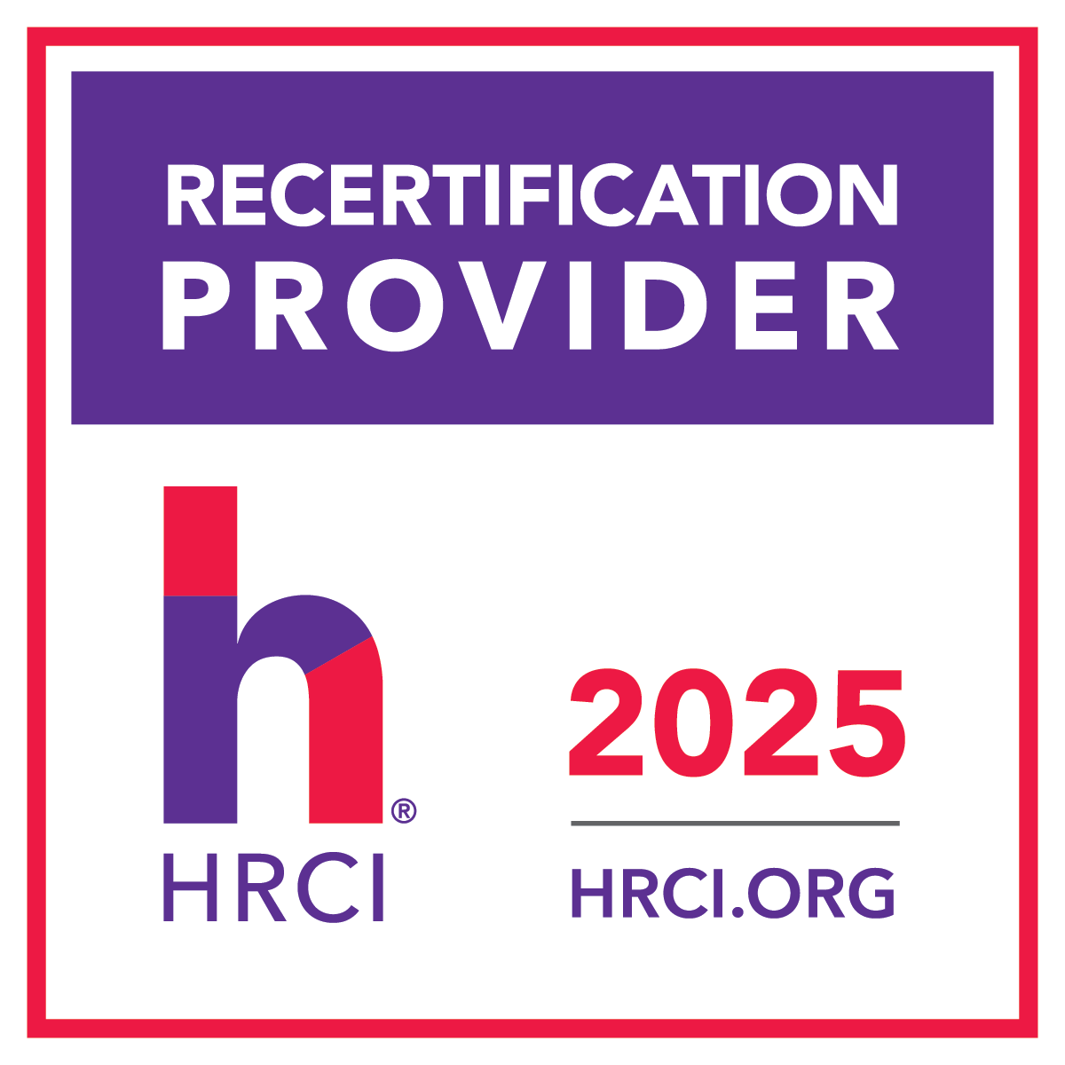 HRCI Recertification 2025