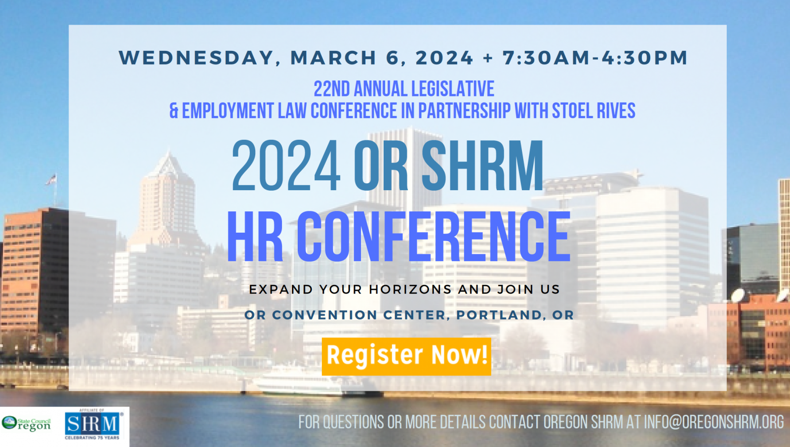 OR SHRM 2024 March 6 Conference